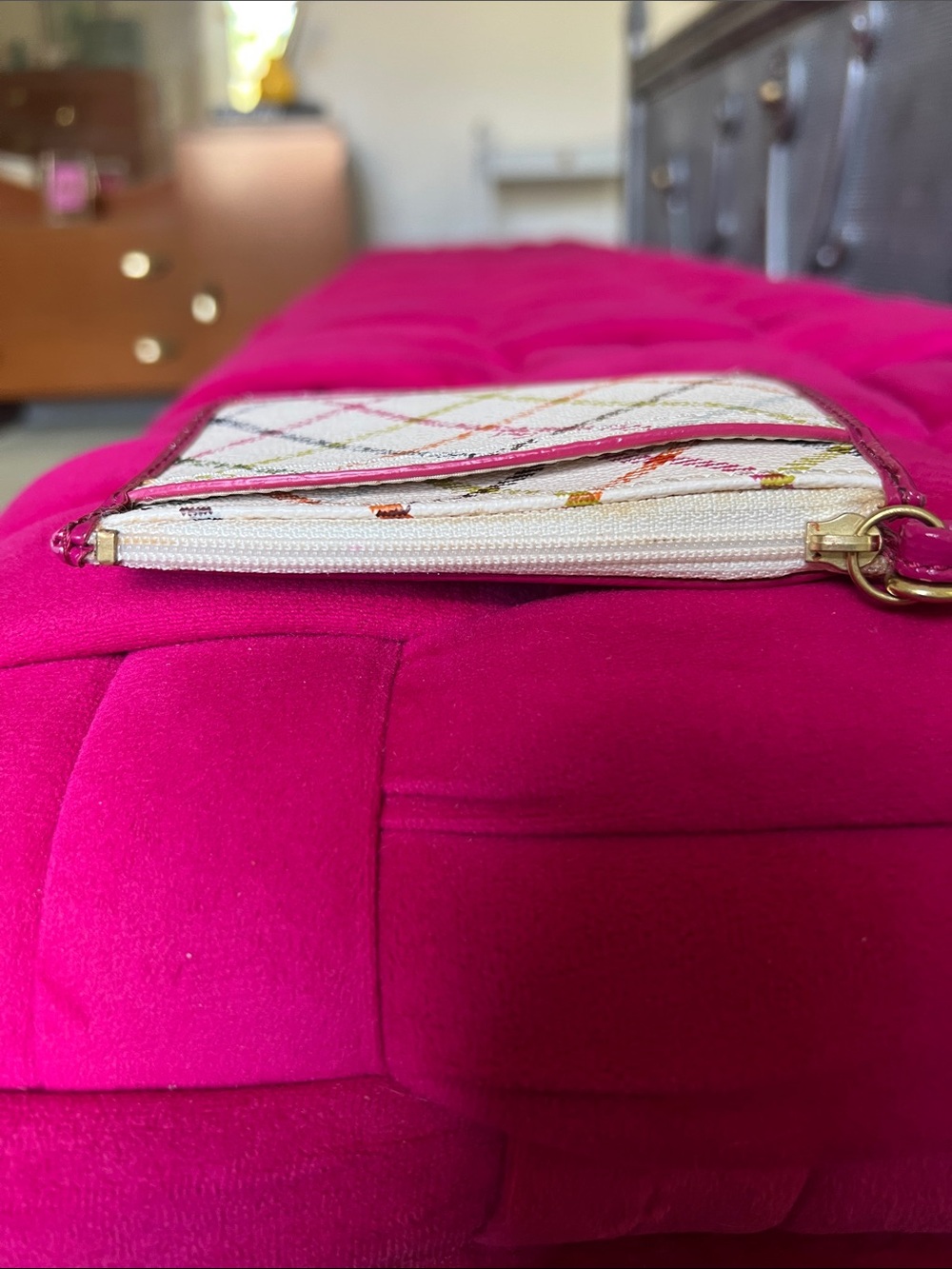 Coach Peyton Tattersall Mini Skinny ID Case - Picture 8 of 13
